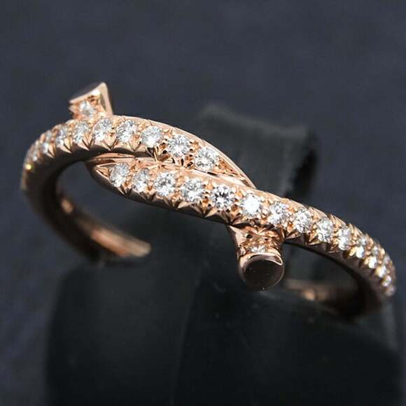 CARTIER Authentic Gold Diamond Ring - Picture 9 of 9